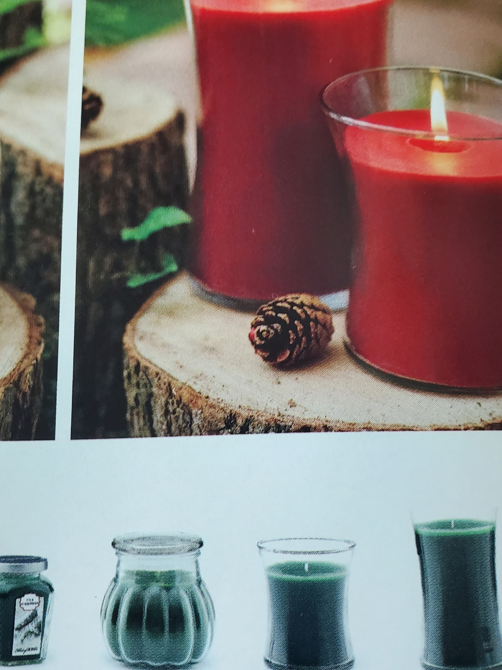 Autumn Maple Leaves scent 24 oz Candle green jar New Home Interiors clean burn - Picture 15 of 15